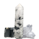 Pointe quartz tourmaline