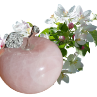 Pomme quartz rose