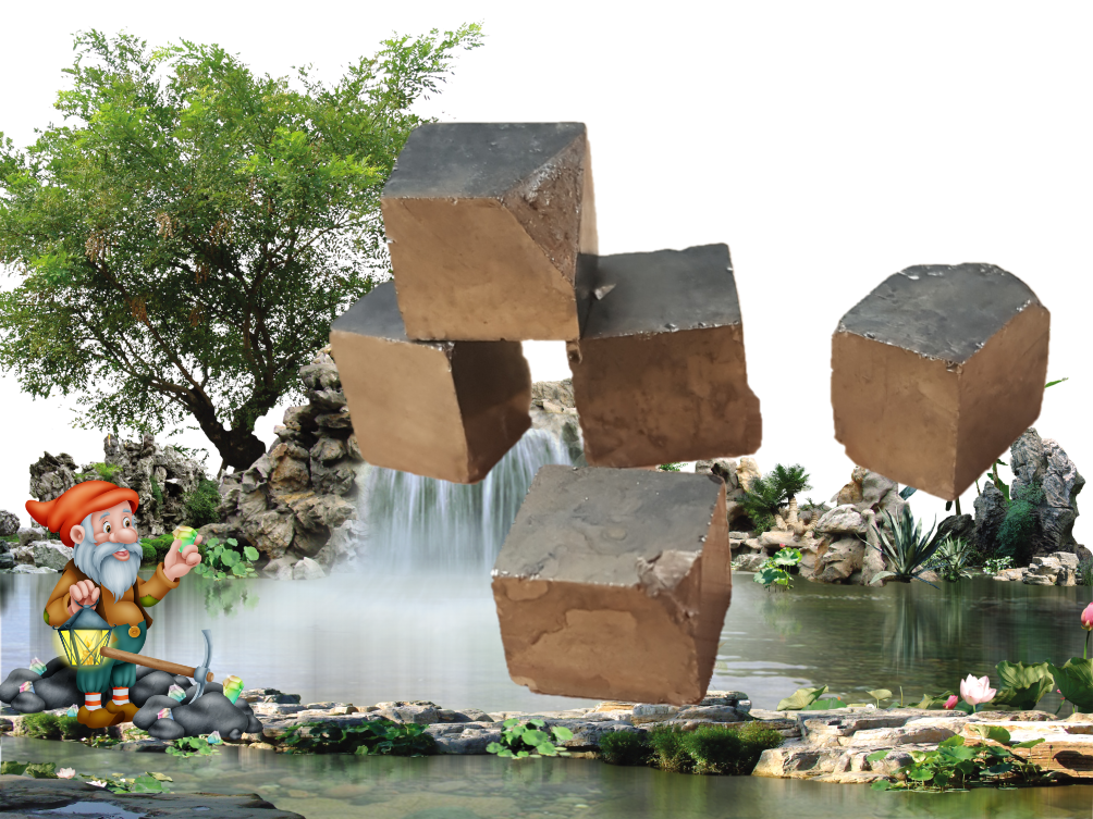 Pyrite cubique