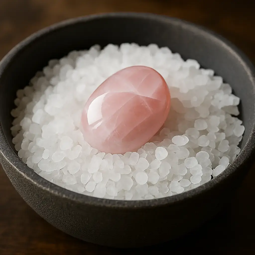 Quartz rose sel