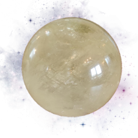 Sphere calcite optique jaune 