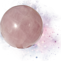 Sphere quartz rose 1 2kg