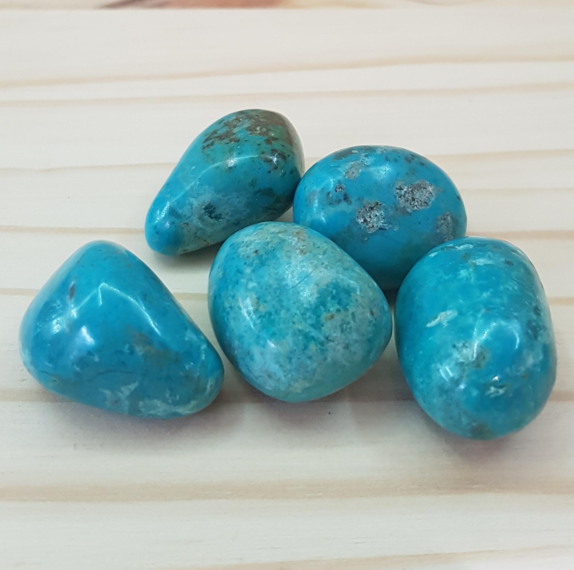 Turquoise roulee